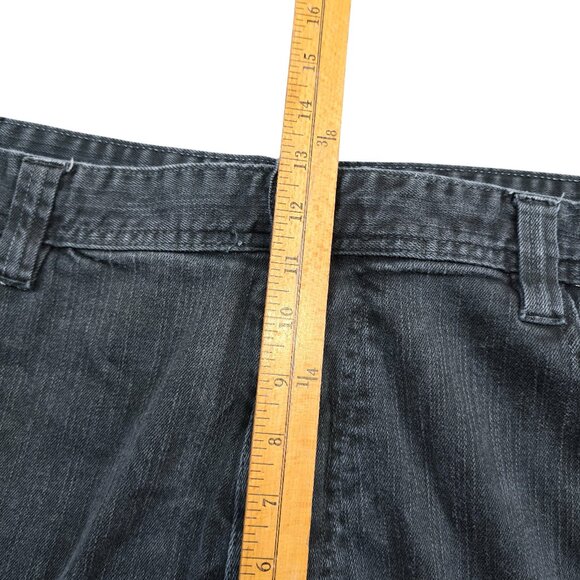 Akademiks Jeans Mens 48x34 Gray Baggy Straight Leg Relaxed Fit Streetwear - Picture 5 of 10
